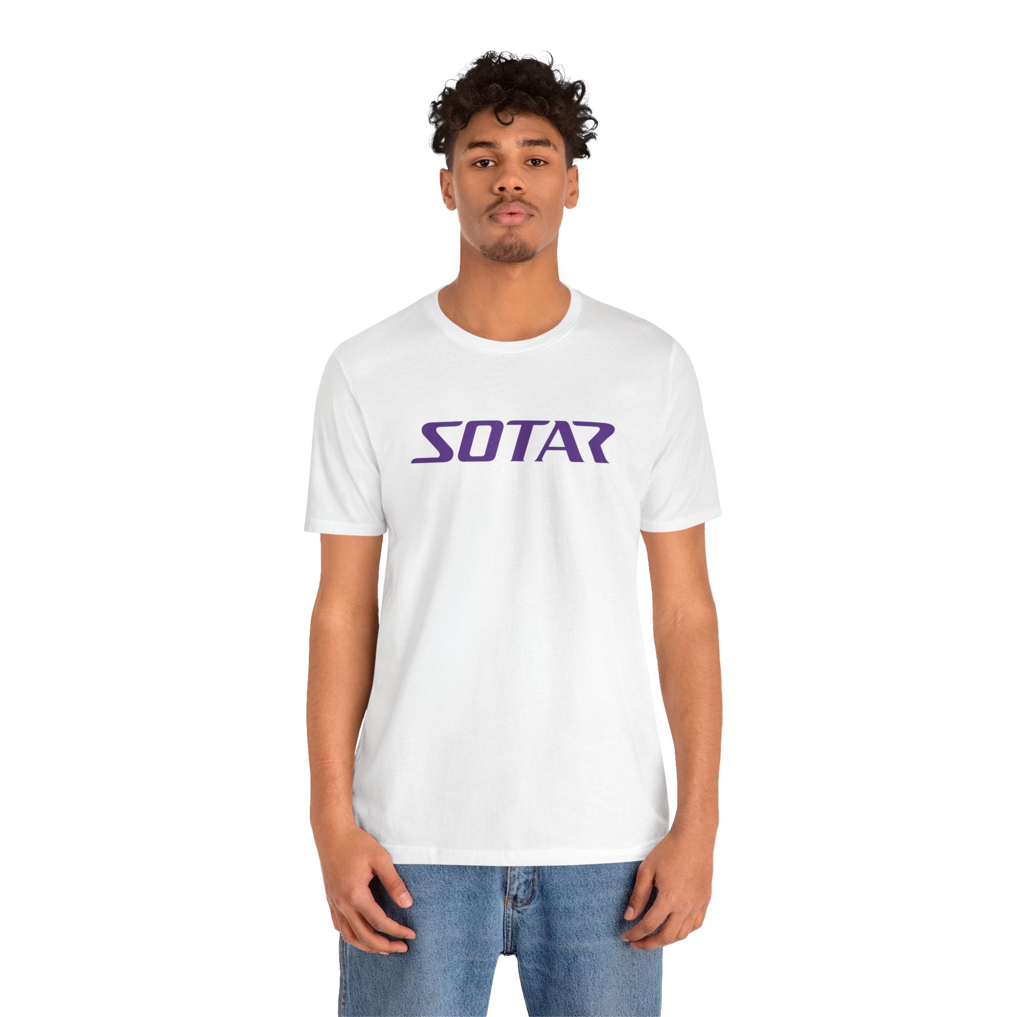 SOTAR Purple LOGO Graphic Tee - Unisex Casual T-Shirt, Everyday Outdoor