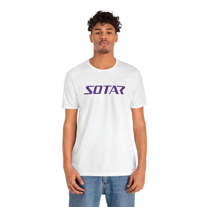 SOTAR Purple LOGO Graphic Tee - Unisex Casual T-Shirt, Everyday Outdoor