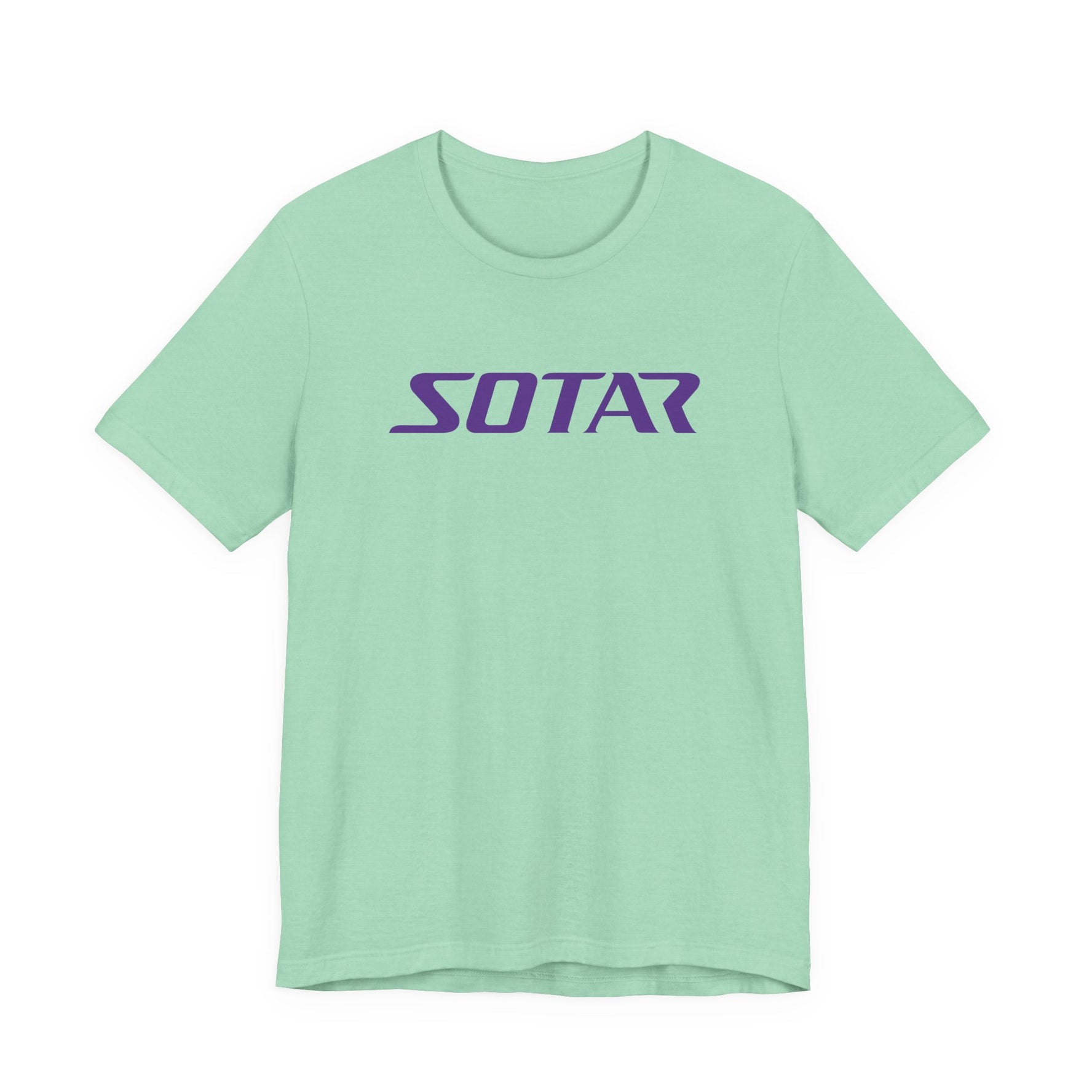 SOTAR Purple LOGO Graphic Tee - Unisex Casual T-Shirt, Everyday Outdoor