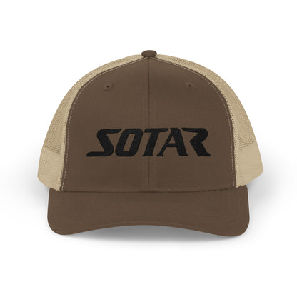 Snapback Trucker Cap - Black Logo