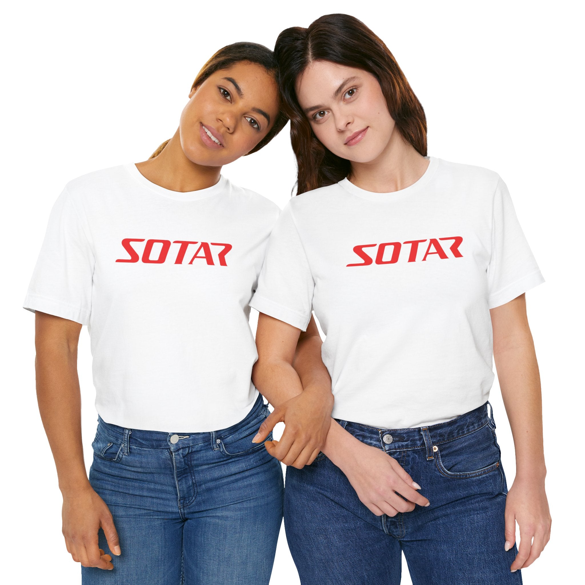 SOTAR Red LOGO Graphic Tee - Unisex Casual T-Shirt, Everyday Outdoor