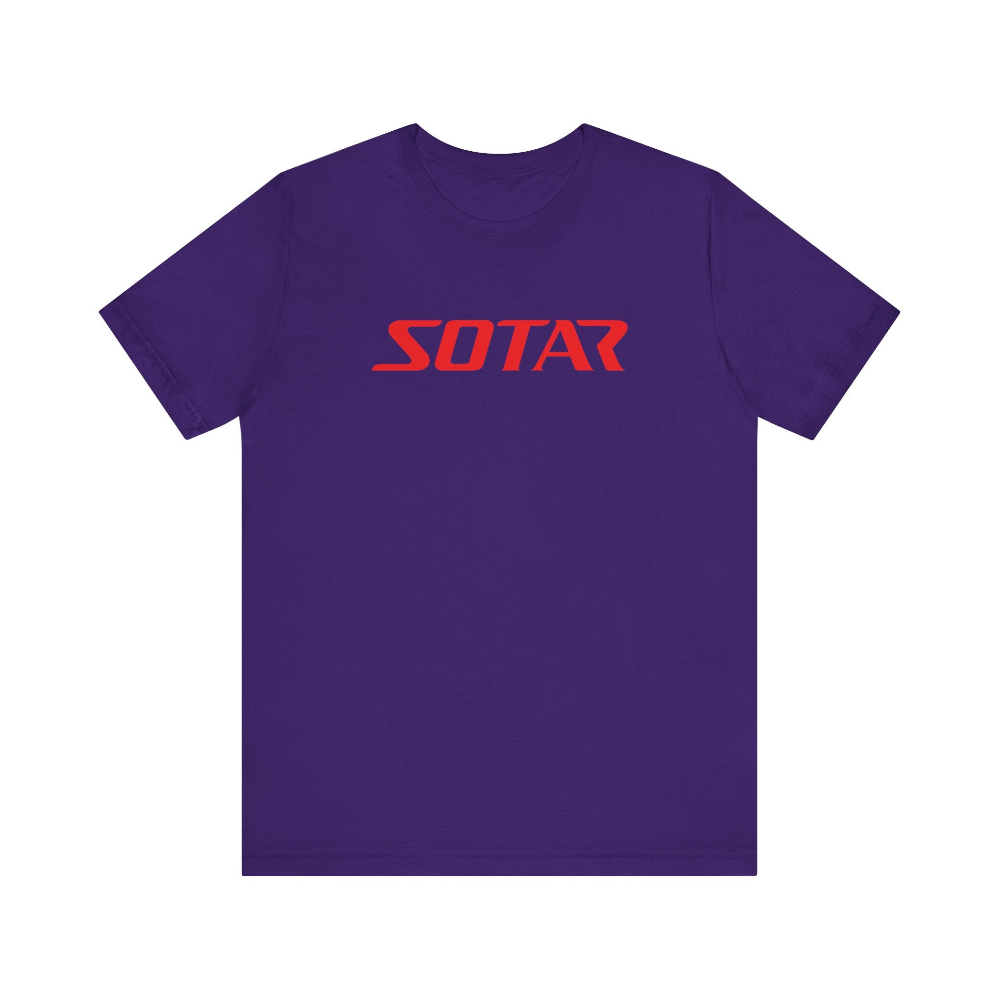 SOTAR Red LOGO Graphic Tee - Unisex Casual T-Shirt, Everyday Outdoor