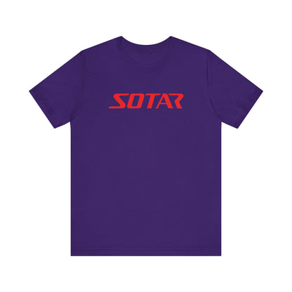 SOTAR Red LOGO Graphic Tee - Unisex Casual T-Shirt, Everyday Outdoor