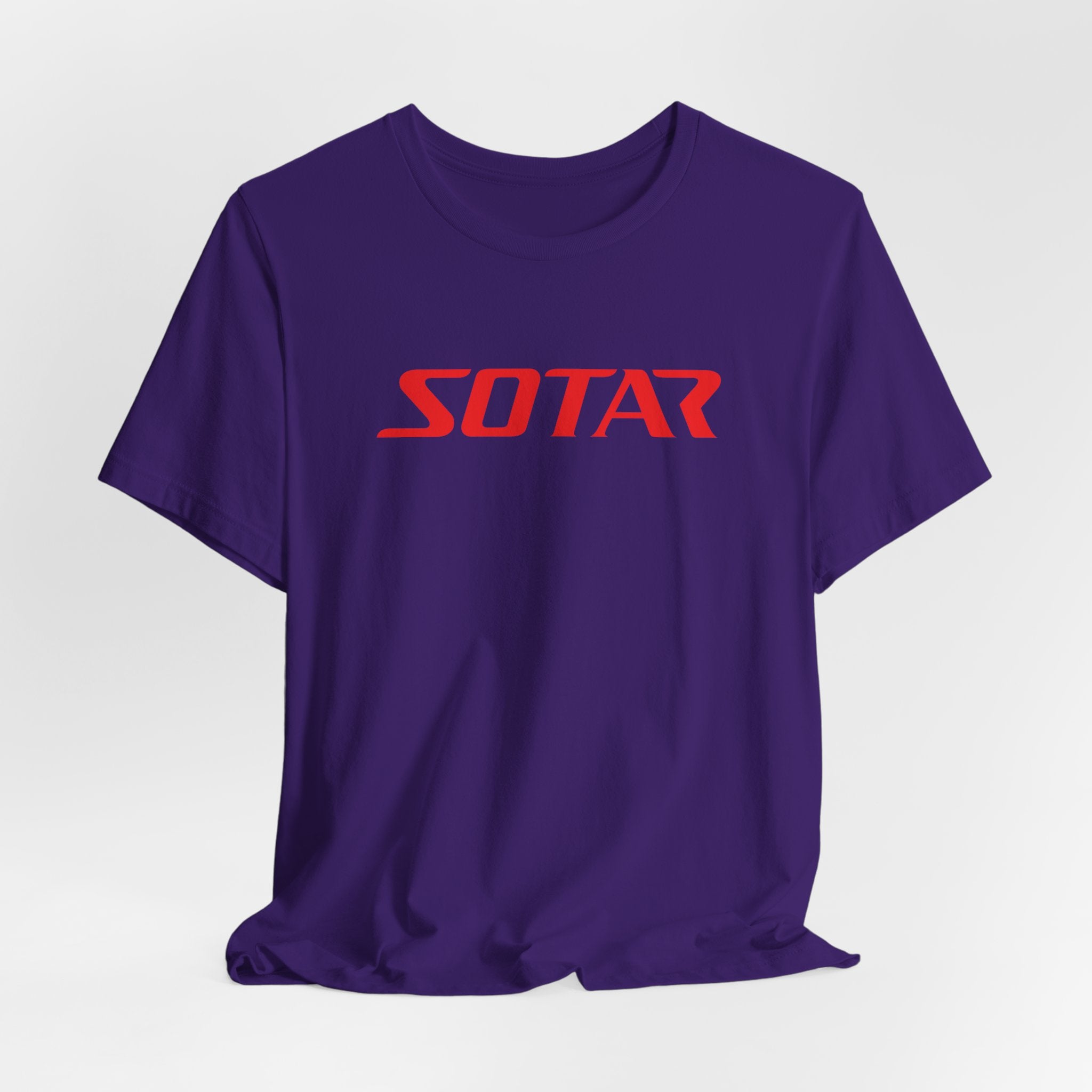 SOTAR Red LOGO Graphic Tee - Unisex Casual T-Shirt, Everyday Outdoor