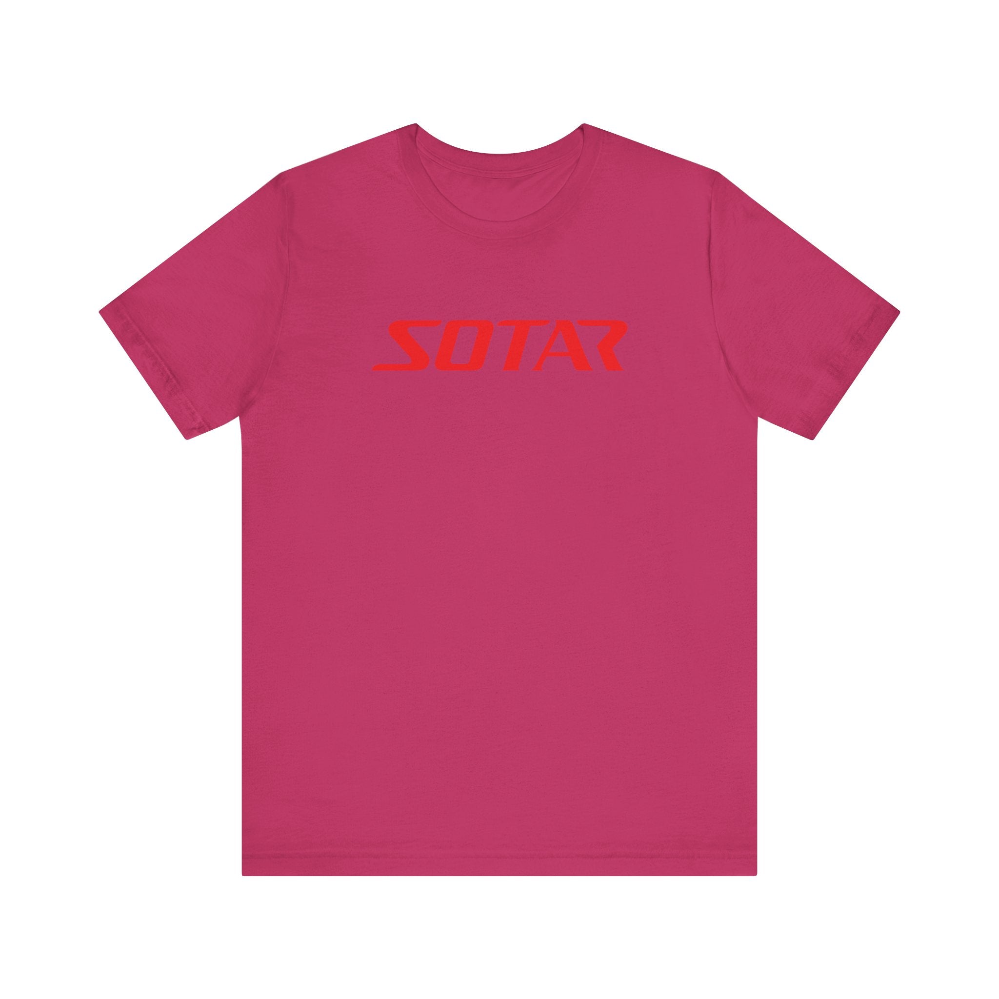 SOTAR Red LOGO Graphic Tee - Unisex Casual T-Shirt, Everyday Outdoor