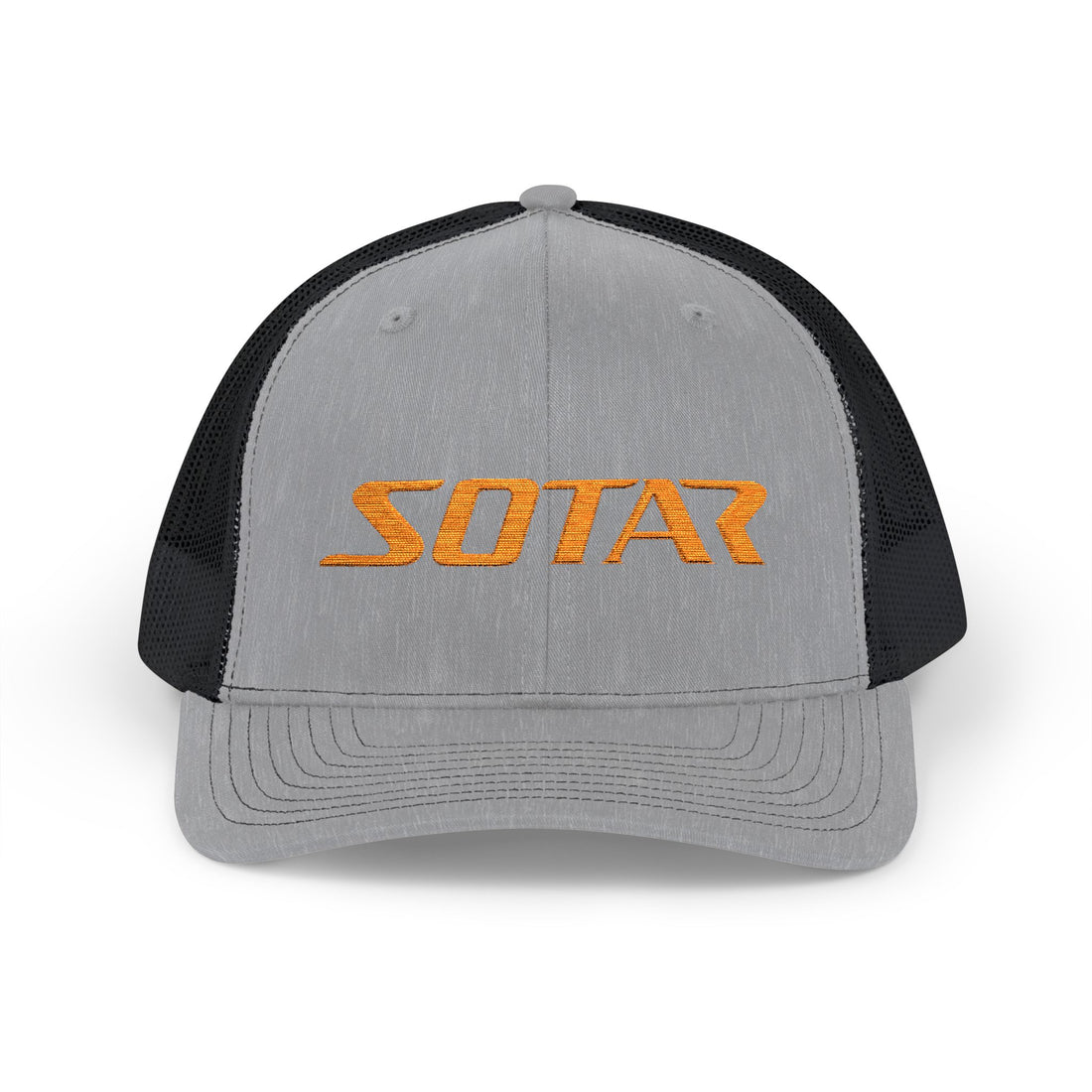 Snapback Trucker Cap - Orange Logo