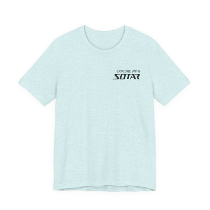 I Explore with SOTAR Black Logo - Liquid SL Series T-Shirt