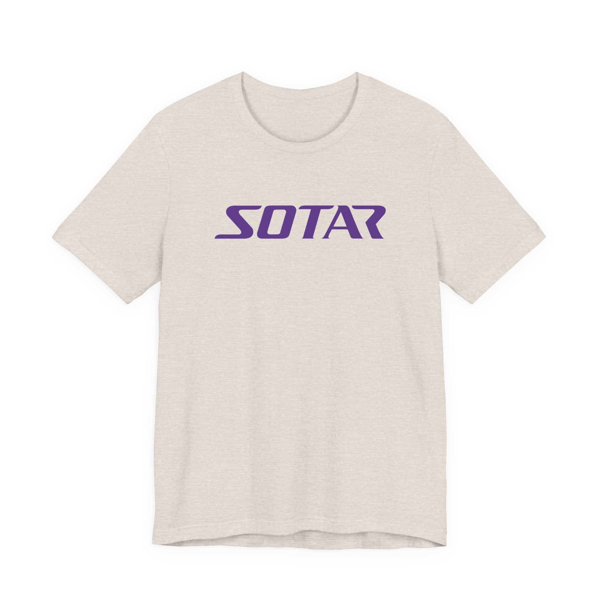 SOTAR Purple LOGO Graphic Tee - Unisex Casual T-Shirt, Everyday Outdoor