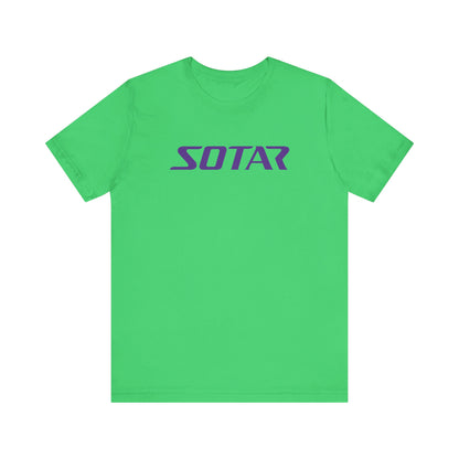 SOTAR Purple LOGO Graphic Tee - Unisex Casual T-Shirt, Everyday Outdoor