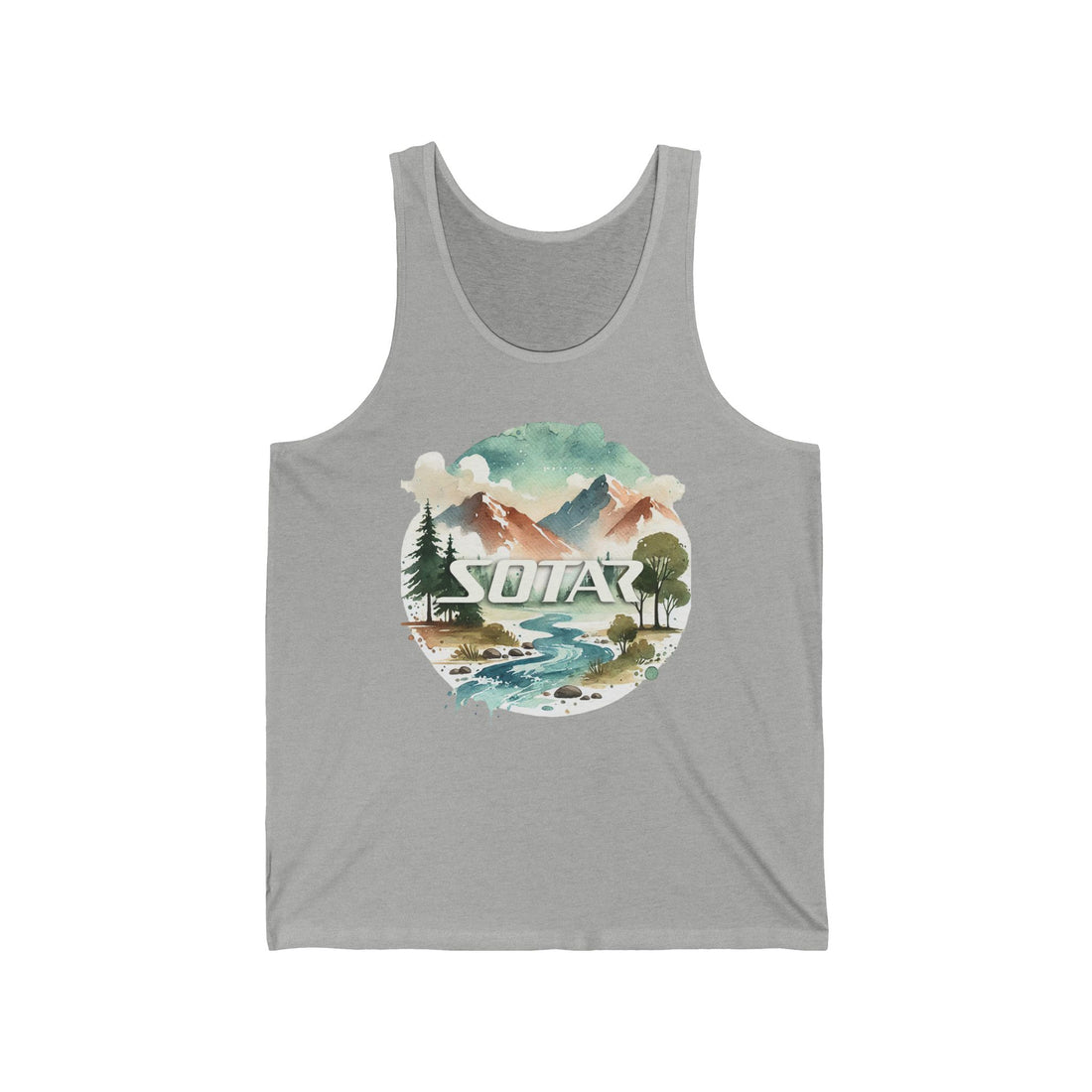 Unisex Jersey Tank - Watercolor 201