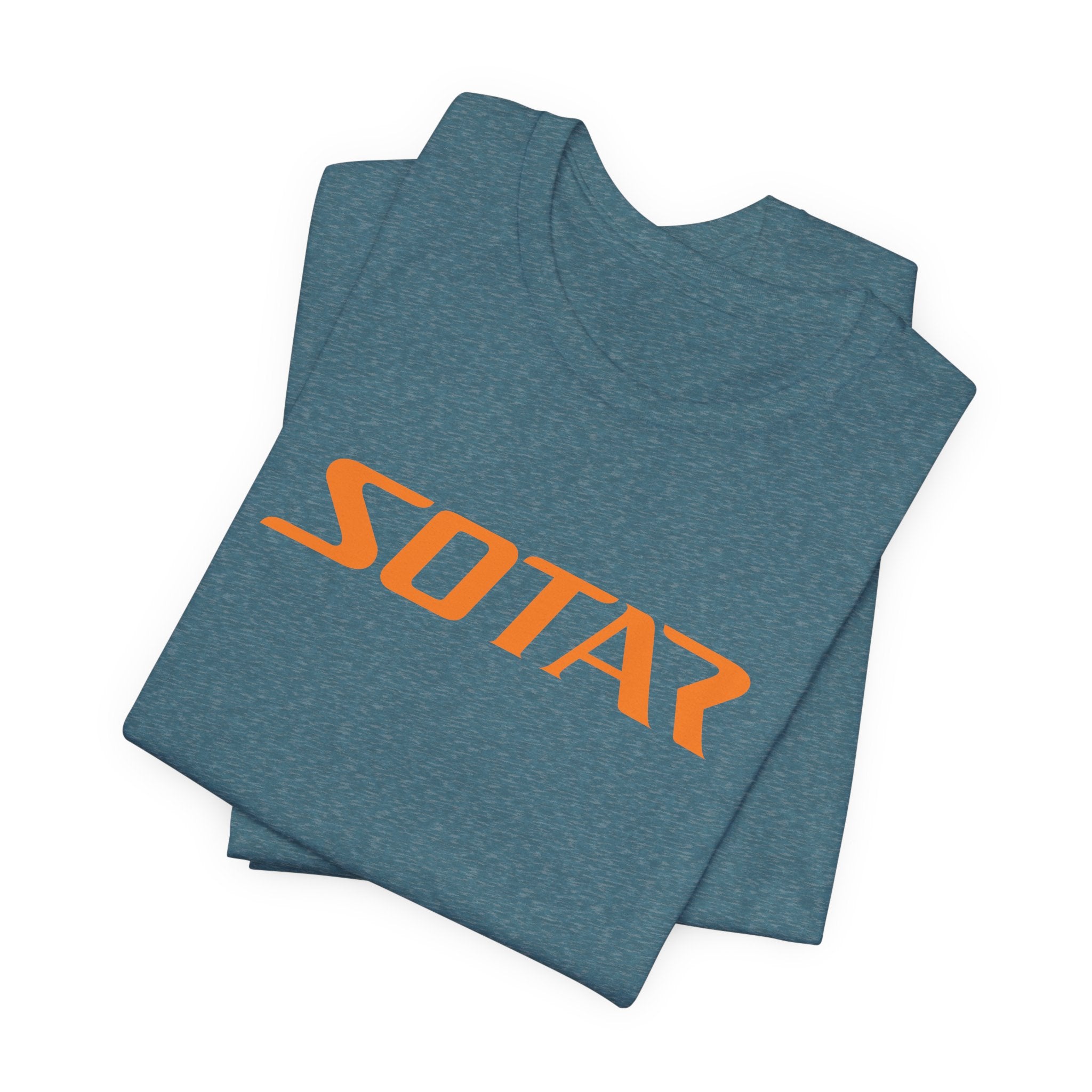 SOTAR Orange LOGO Graphic Tee - Unisex Casual T-Shirt, Everyday Outdoor