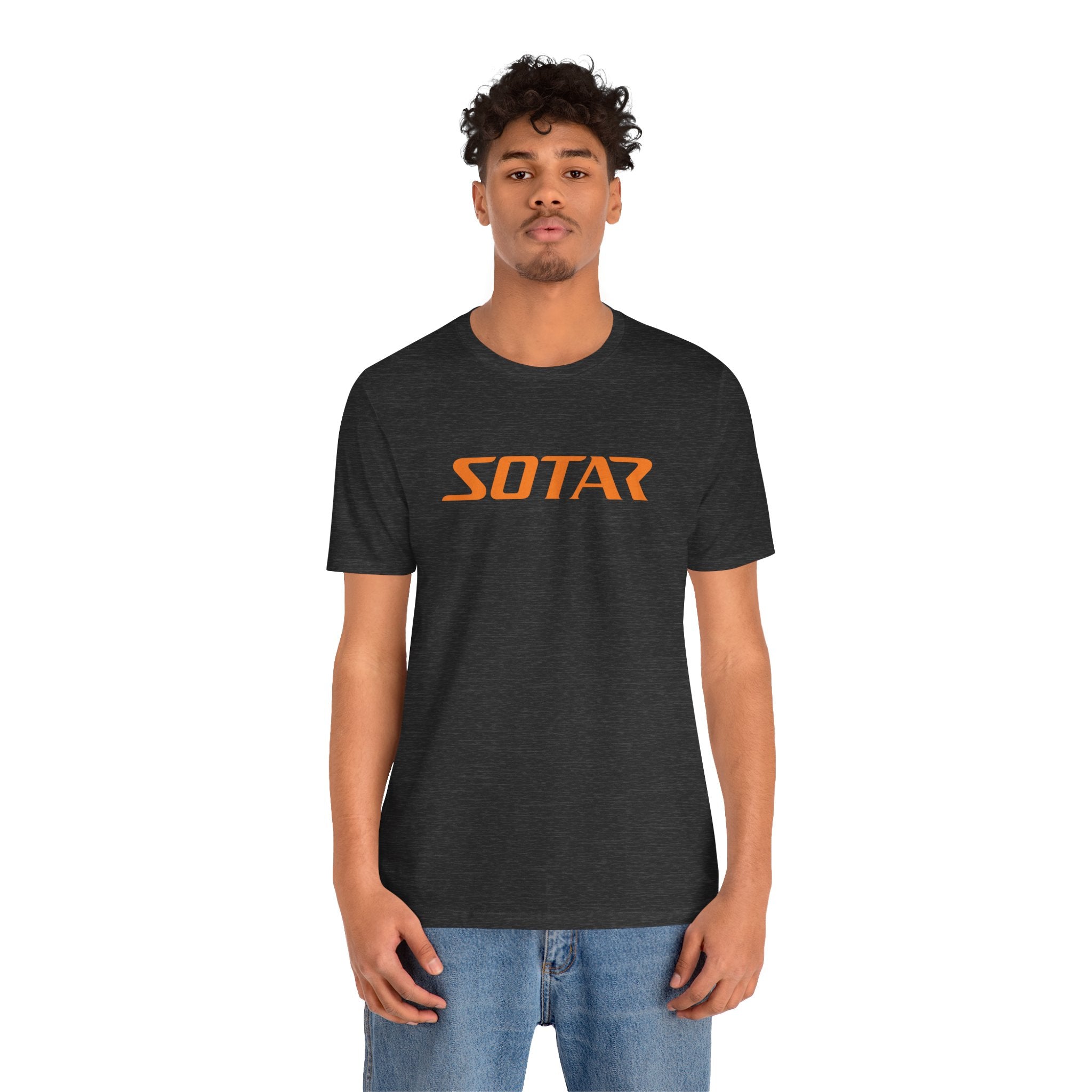SOTAR Orange LOGO Graphic Tee - Unisex Casual T-Shirt, Everyday Outdoor