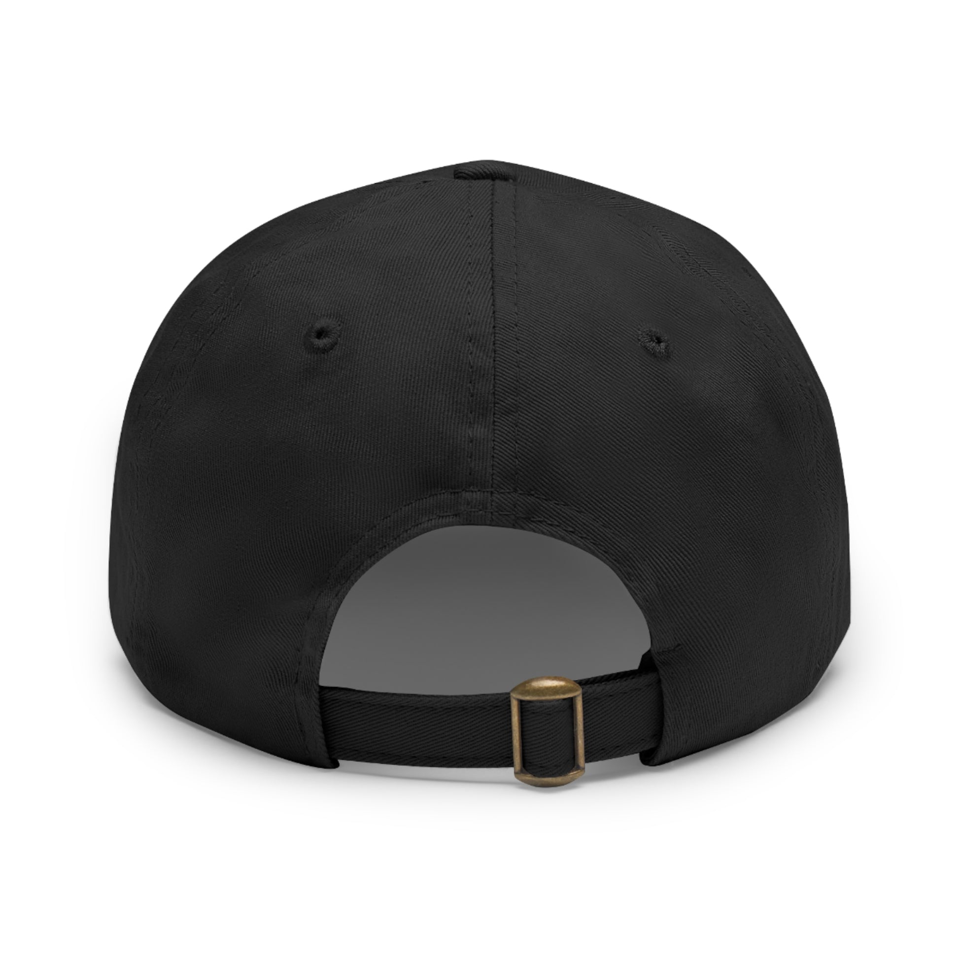 Dad Buckle Cap Hat - SOTAR White LOGO Leather Patch