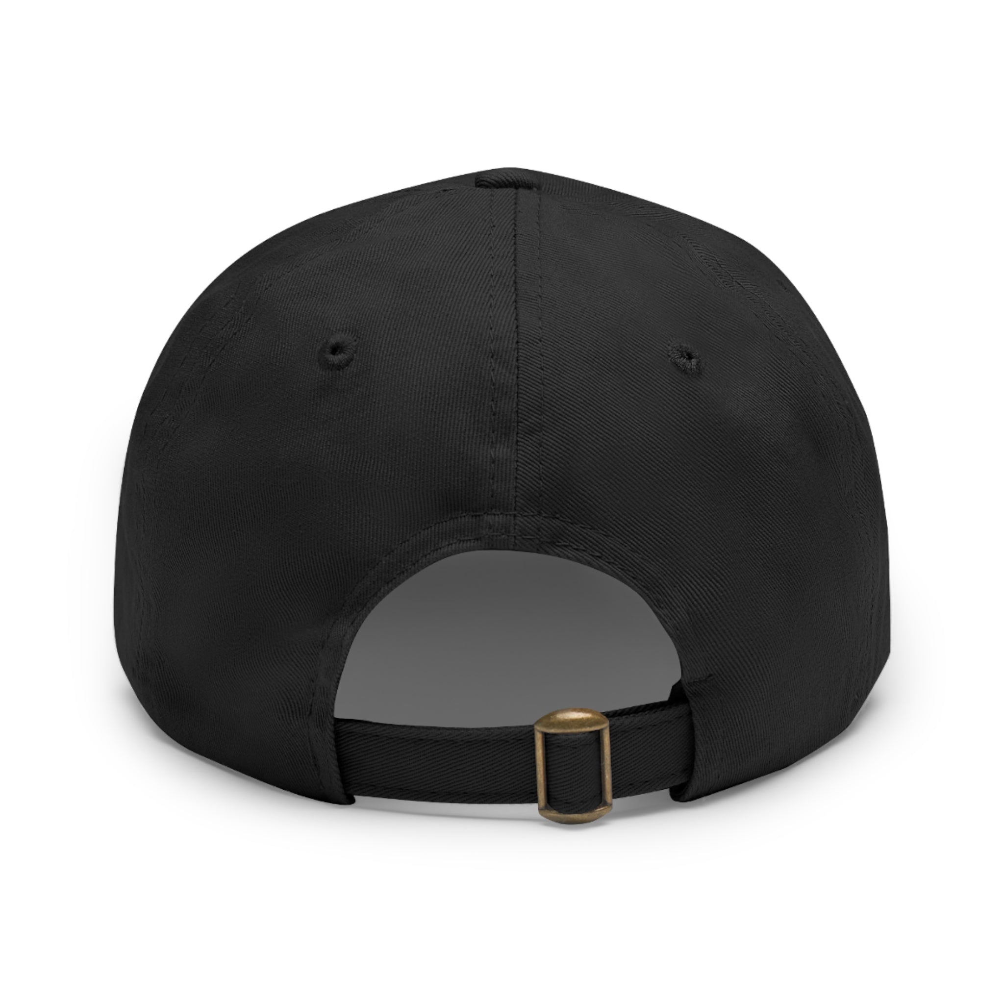 Dad Buckle Cap Hat - SOTAR White LOGO Leather Patch