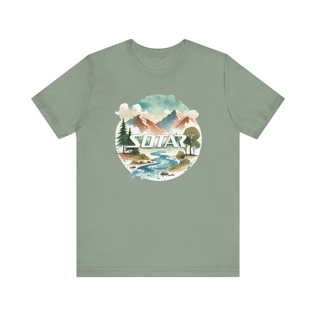 Unisex Short Sleeve Tee - Watercolor 202