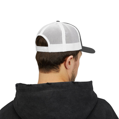 Snapback Trucker Cap - Orange Logo