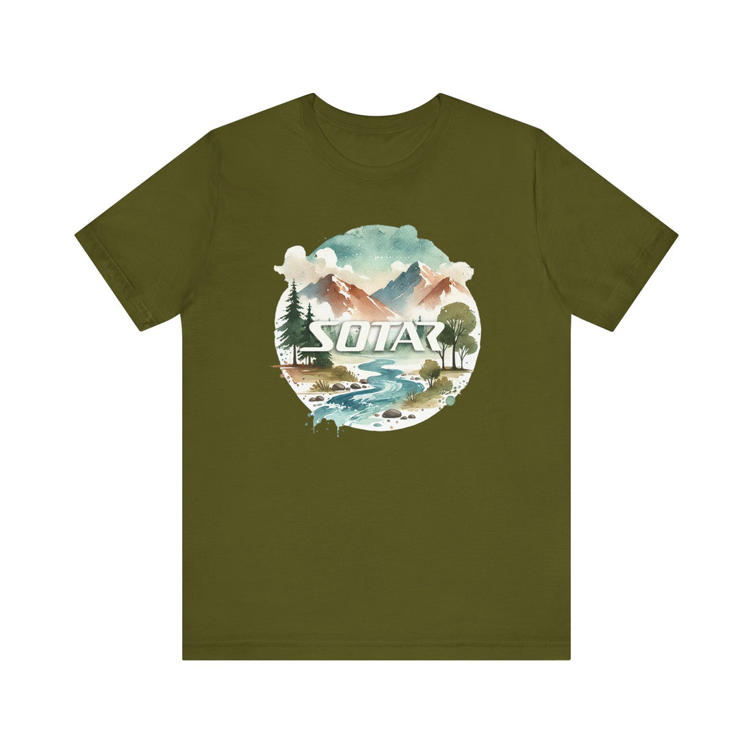 Unisex Short Sleeve Tee - Watercolor 202