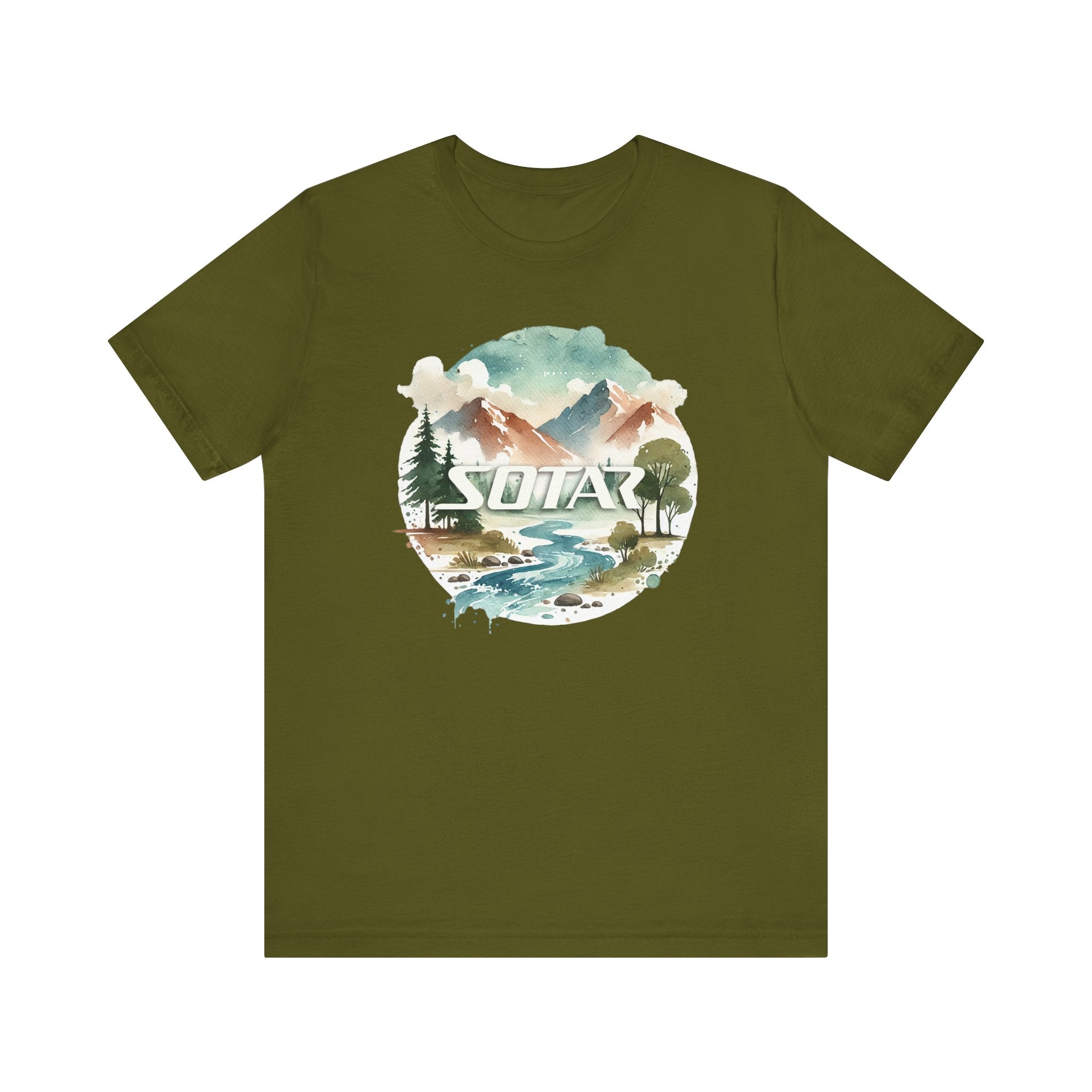 Unisex Short Sleeve Tee - Watercolor 202