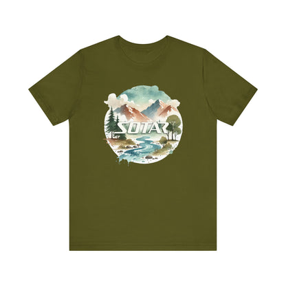 Unisex Short Sleeve Tee - Watercolor 202