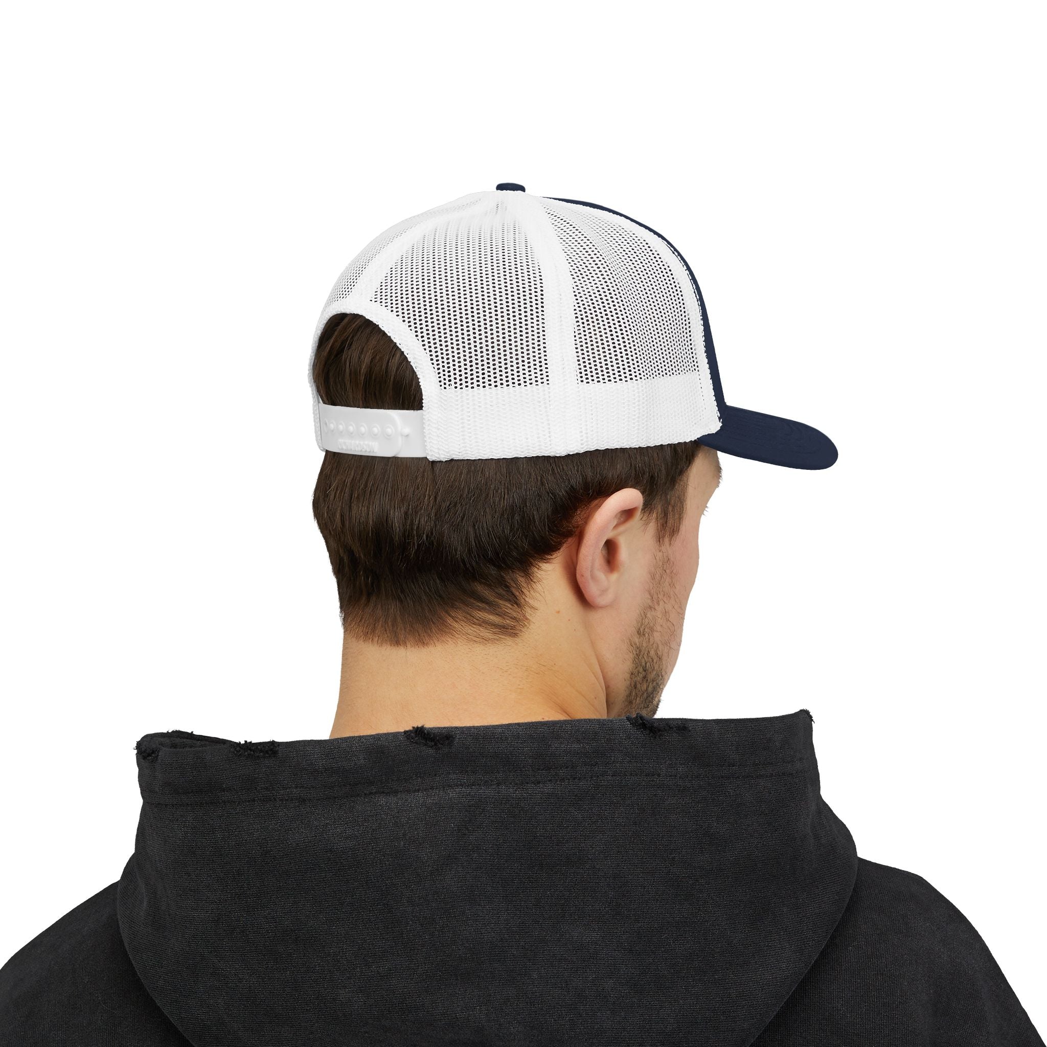 Snapback Trucker Cap - Orange Logo