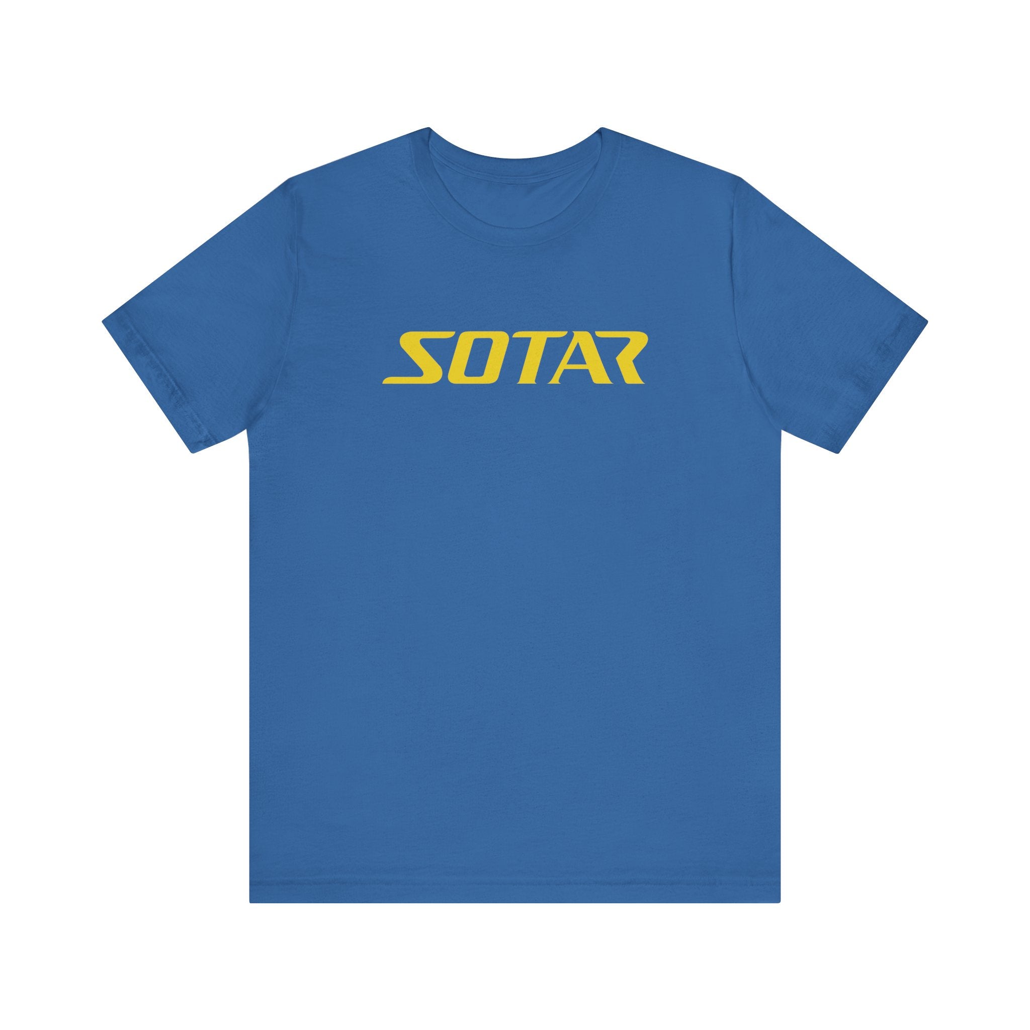 SOTAR Yellow LOGO Graphic Tee - Unisex Casual T-Shirt, Everyday Outdoor
