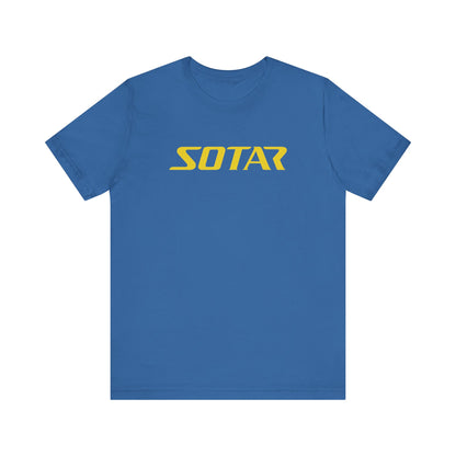 SOTAR Yellow LOGO Graphic Tee - Unisex Casual T-Shirt, Everyday Outdoor