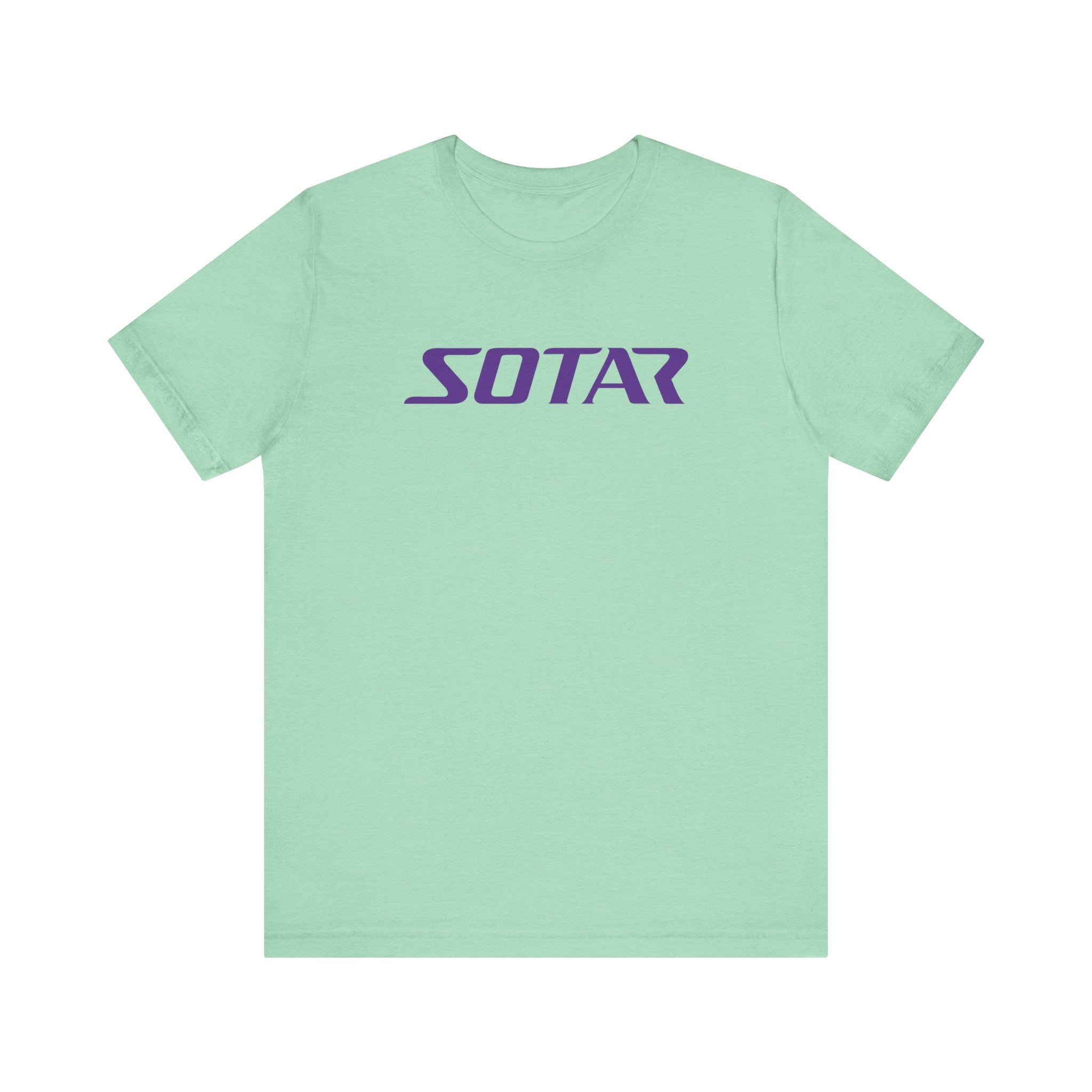 SOTAR Purple LOGO Graphic Tee - Unisex Casual T-Shirt, Everyday Outdoor