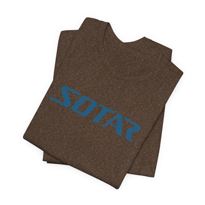 SOTAR Teal LOGO Graphic Tee - Unisex Casual T-Shirt, Everyday Outdoor