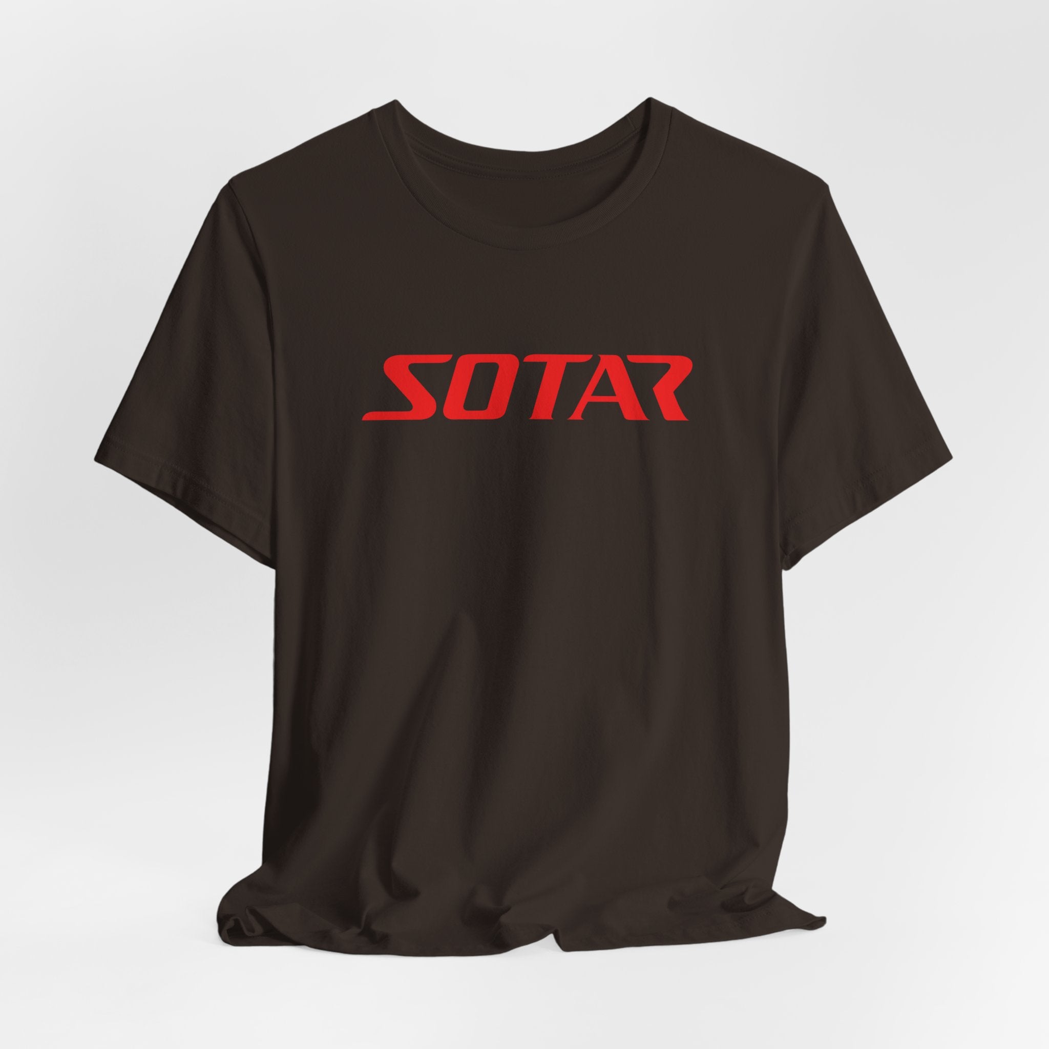SOTAR Red LOGO Graphic Tee - Unisex Casual T-Shirt, Everyday Outdoor