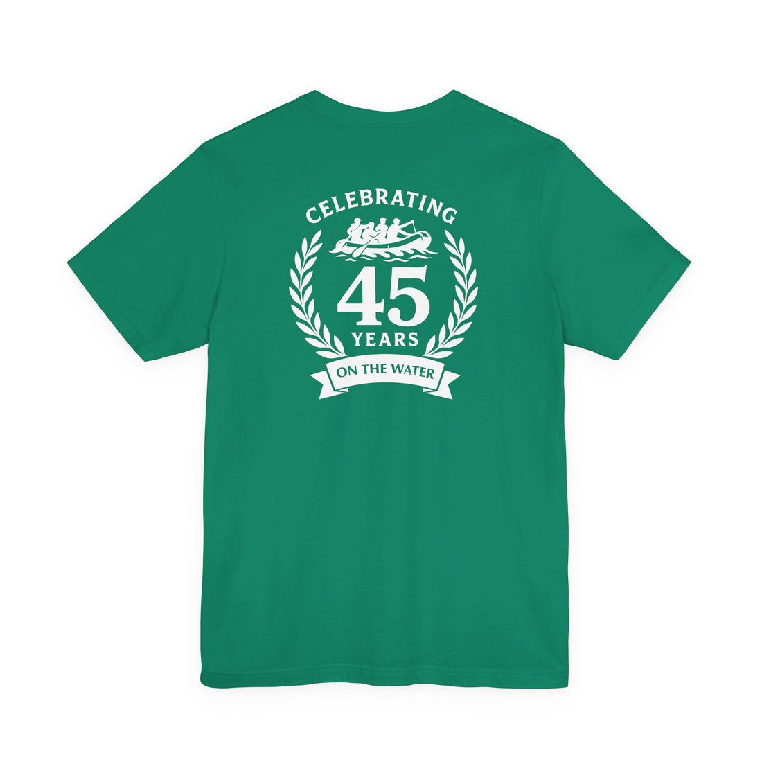 SOTAR White Logo Celebrating 45 Years Unisex Tee, Commemorative Shirt, Whitewater Rafting Anniversary T-Shirt