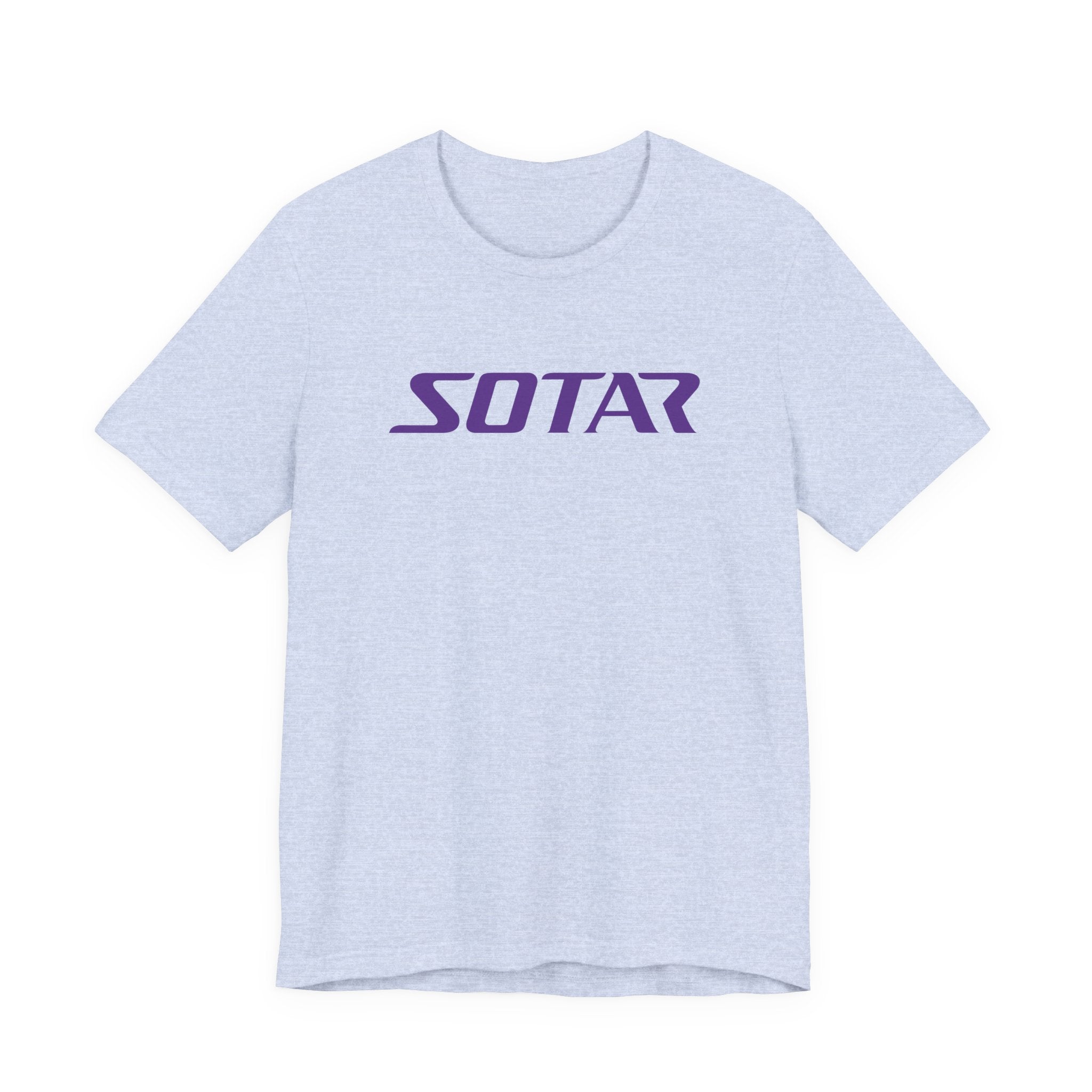 SOTAR Purple LOGO Graphic Tee - Unisex Casual T-Shirt, Everyday Outdoor