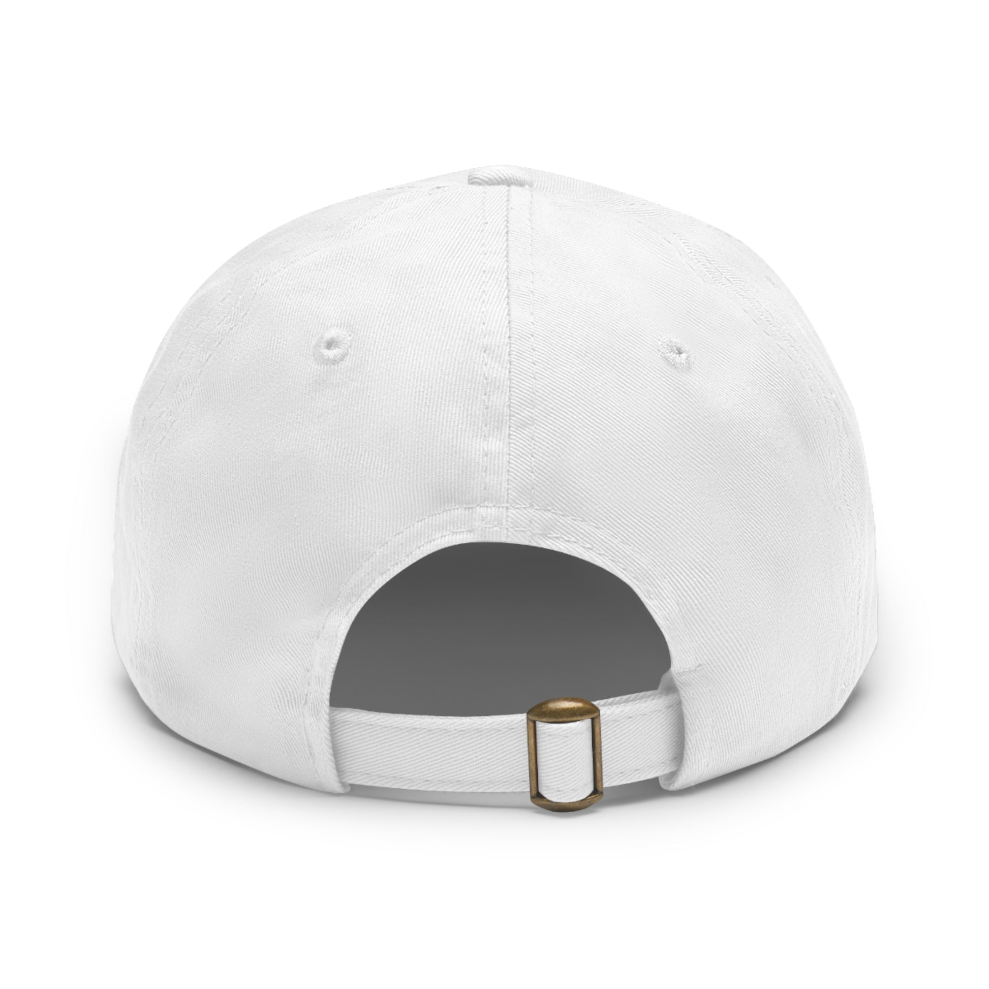 Dad Buckle Cap Hat - SOTAR White LOGO Leather Patch