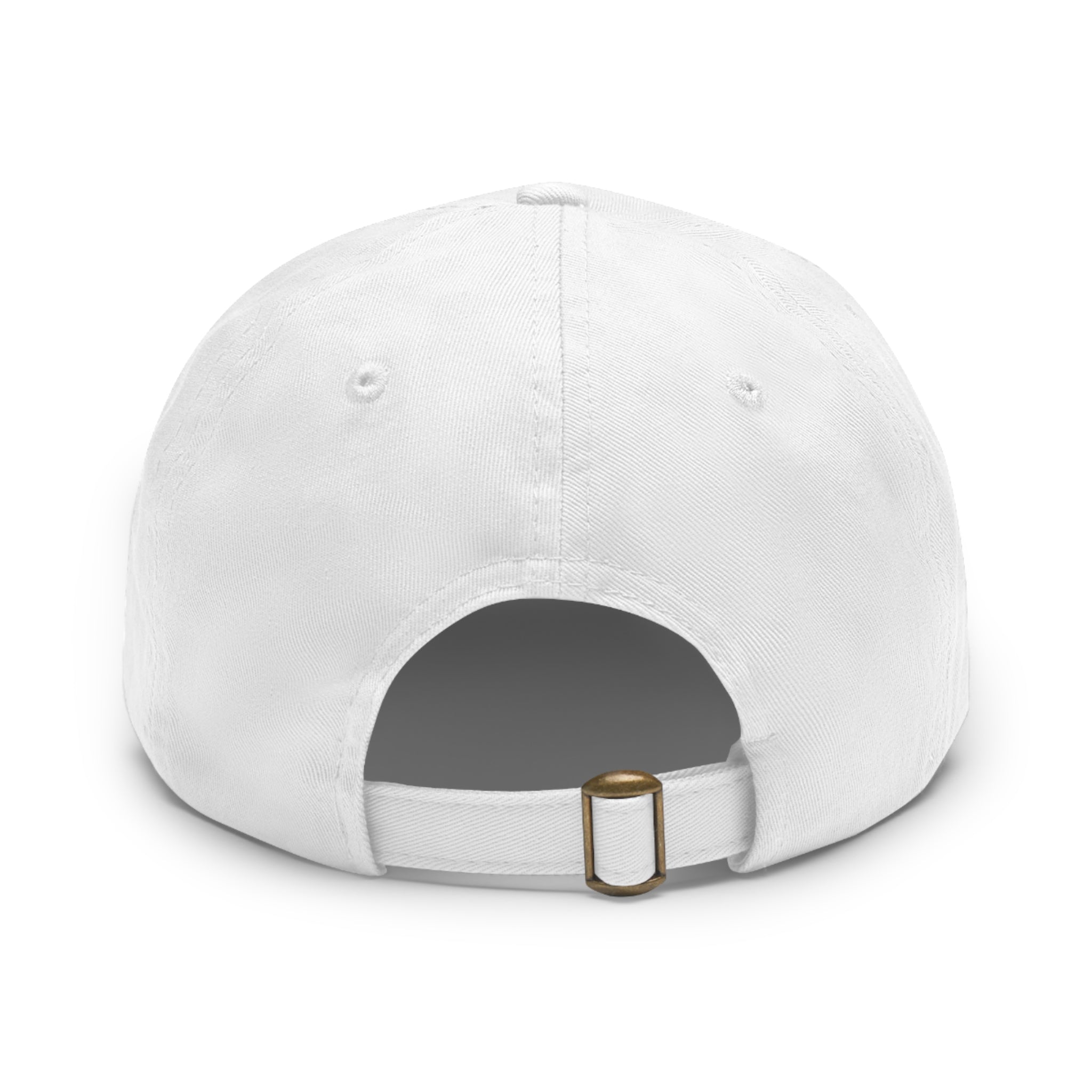 Dad Buckle Cap Hat - SOTAR White LOGO Leather Patch