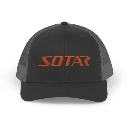 Snapback Trucker Cap - Orange Logo