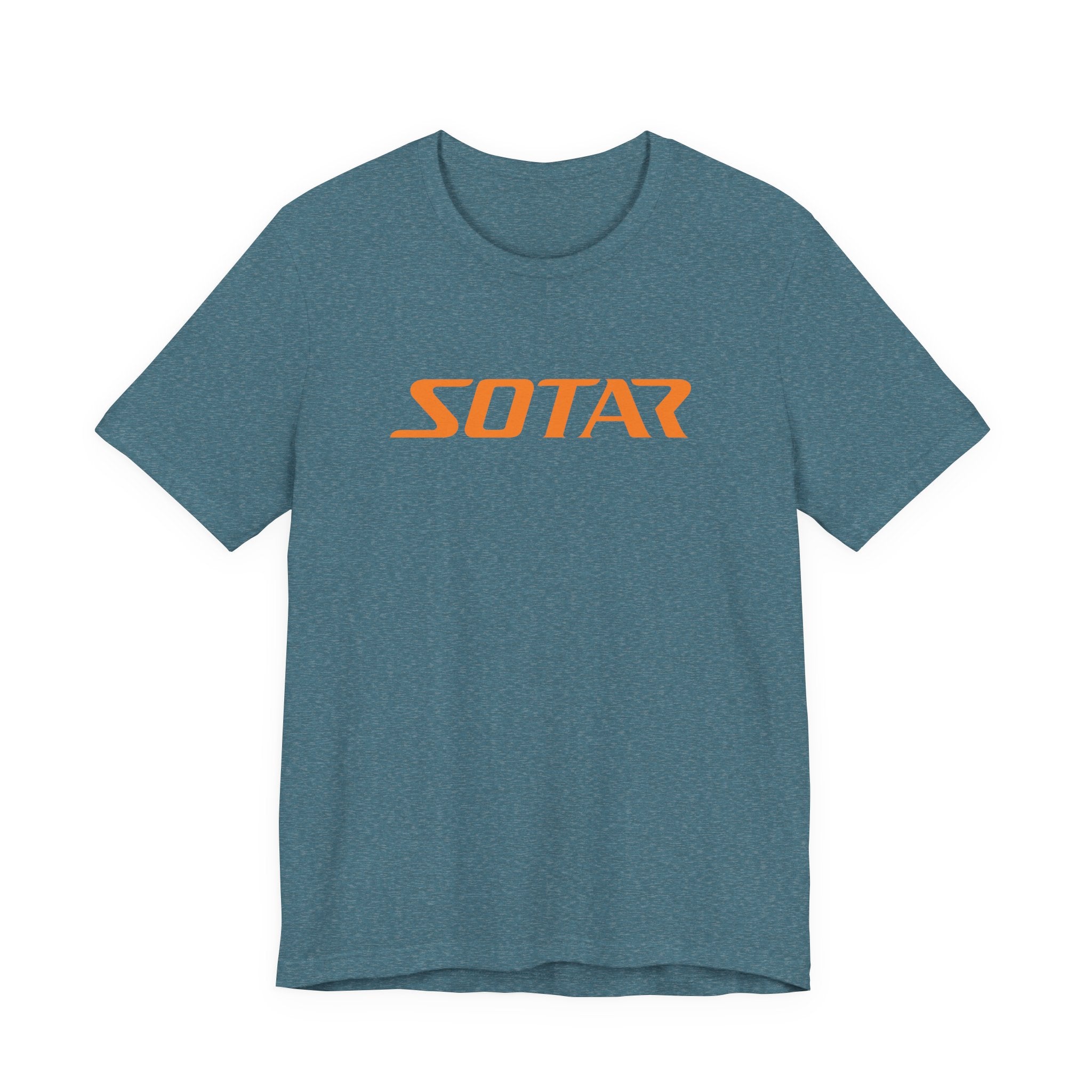 SOTAR Orange LOGO Graphic Tee - Unisex Casual T-Shirt, Everyday Outdoor