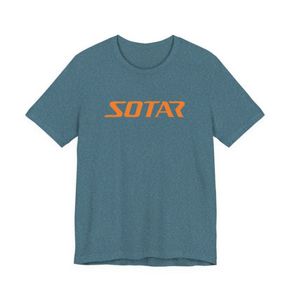 SOTAR Orange LOGO Graphic Tee - Unisex Casual T-Shirt, Everyday Outdoor