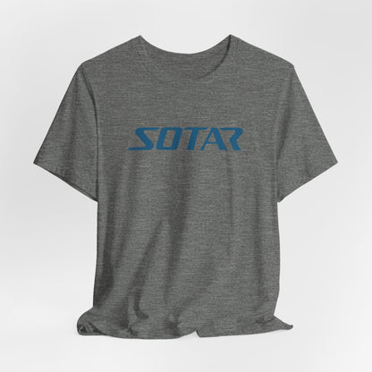 SOTAR Teal LOGO Graphic Tee - Unisex Casual T-Shirt, Everyday Outdoor
