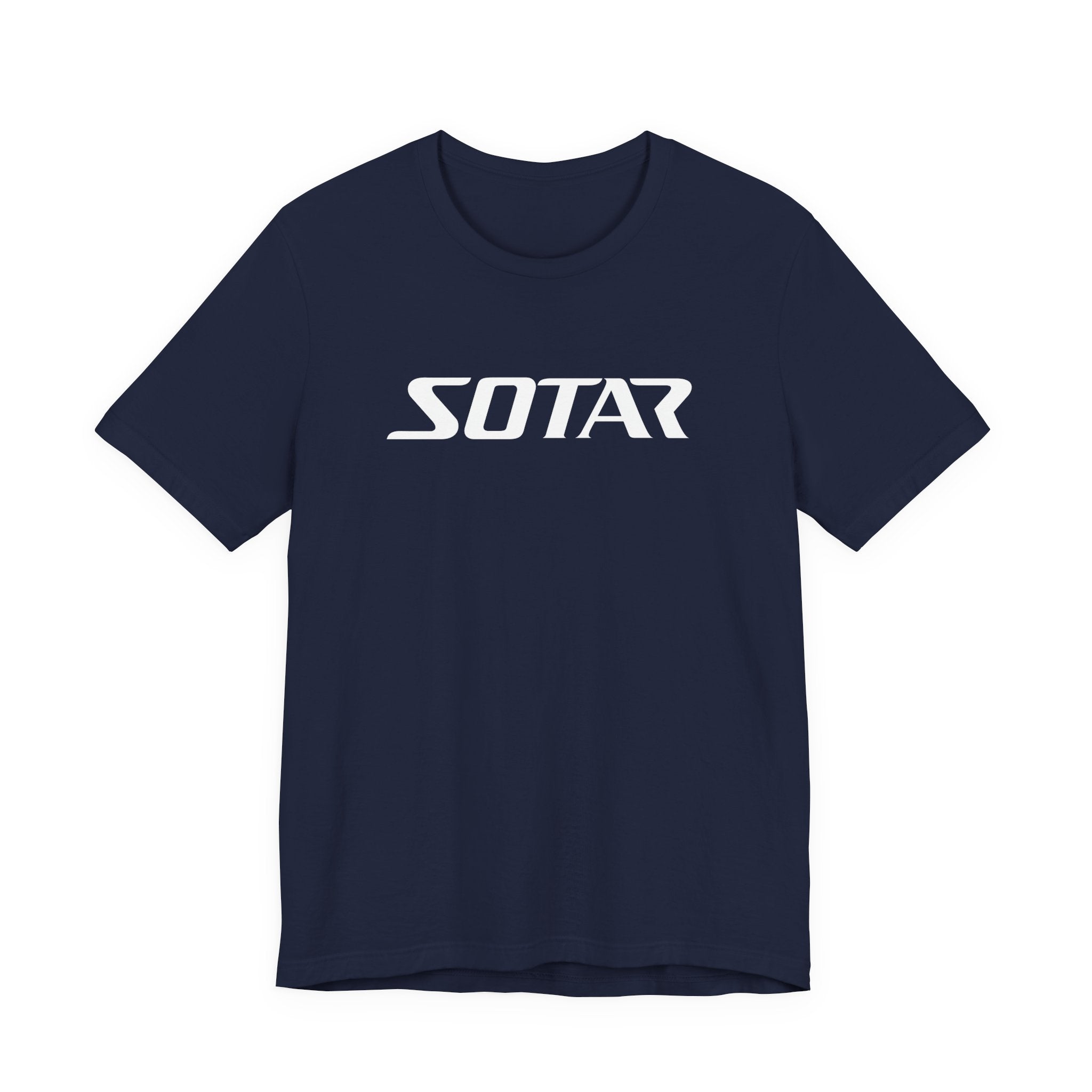 SOTAR White LOGO Graphic Tee - Unisex Casual T-Shirt, Everyday Outdoor