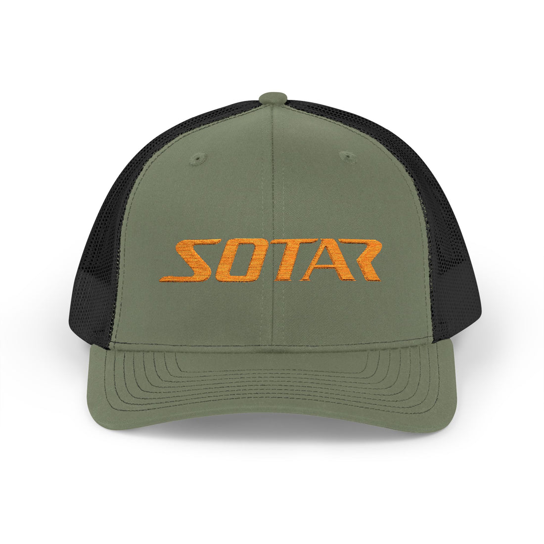 Snapback Trucker Cap - Orange Logo