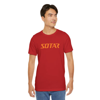 SOTAR Orange LOGO Graphic Tee - Unisex Casual T-Shirt, Everyday Outdoor