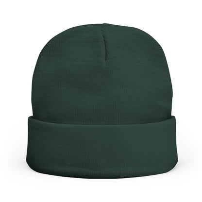 SOTAR White Logo Cozy Embroidered Knit Beanie | Warm Winter Hat