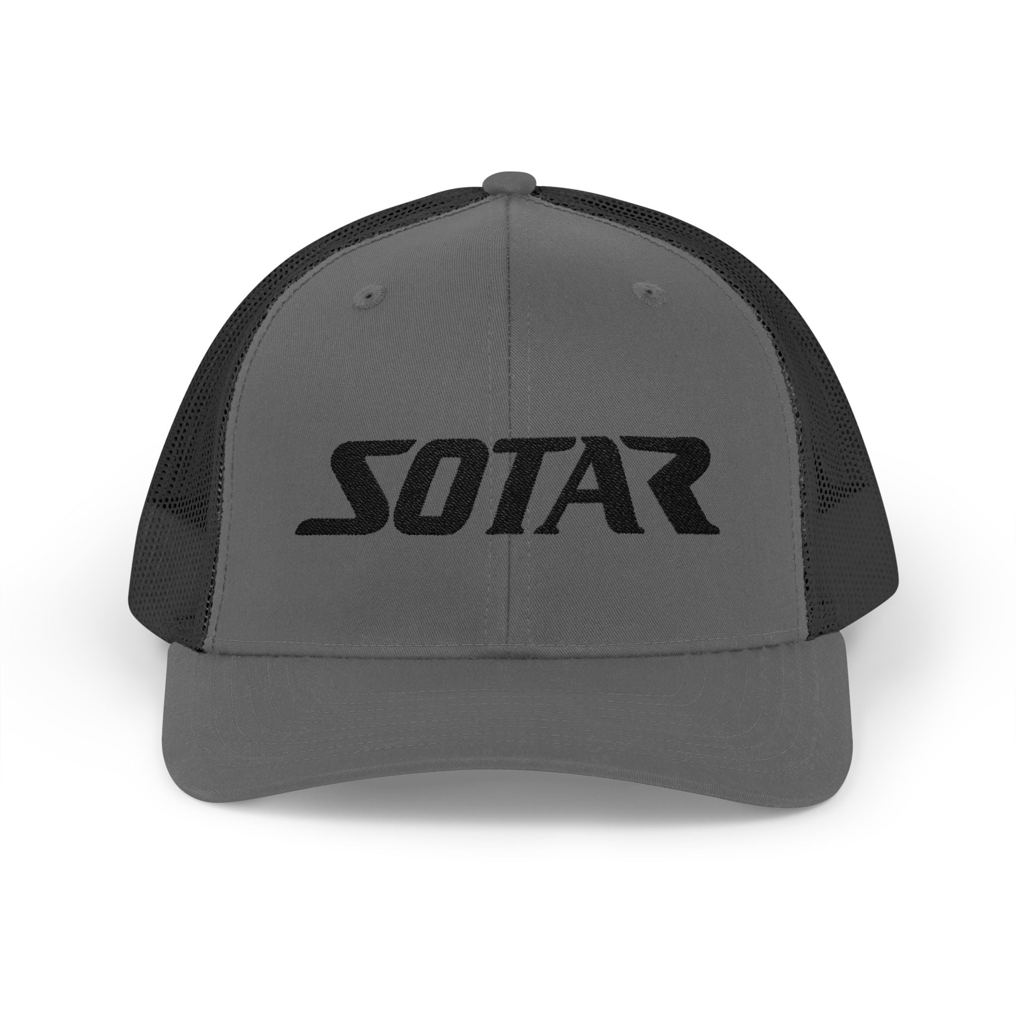Snapback Trucker Cap - Black Logo