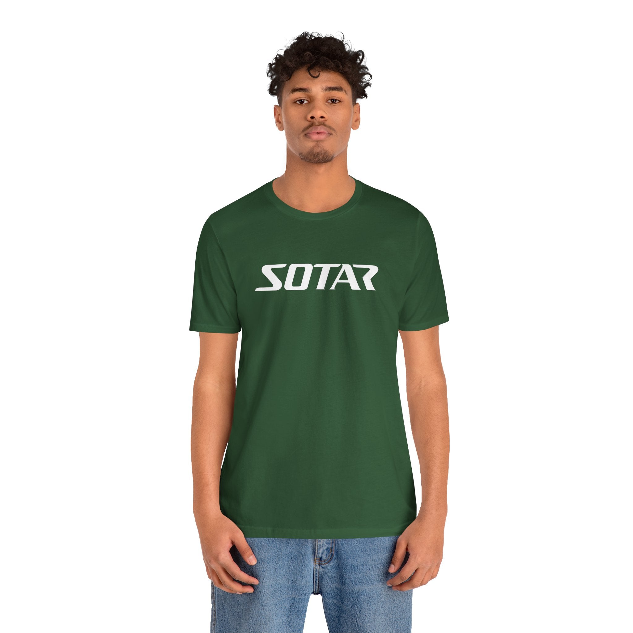 SOTAR White LOGO Graphic Tee - Unisex Casual T-Shirt, Everyday Outdoor