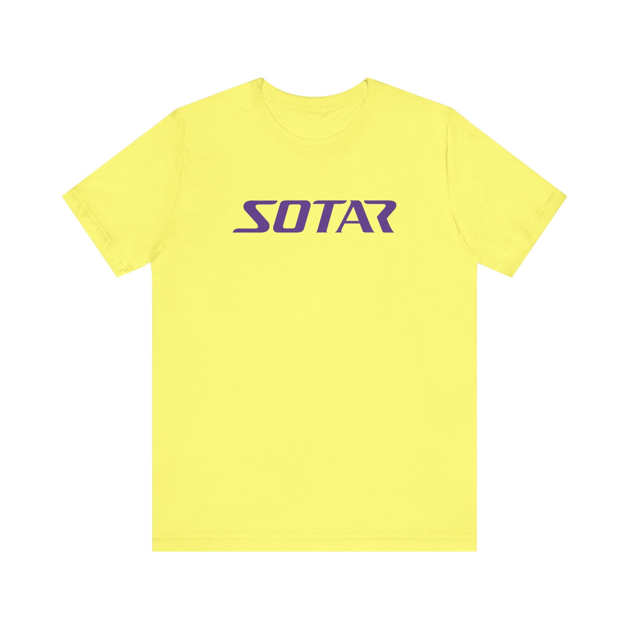 SOTAR Purple LOGO Graphic Tee - Unisex Casual T-Shirt, Everyday Outdoor