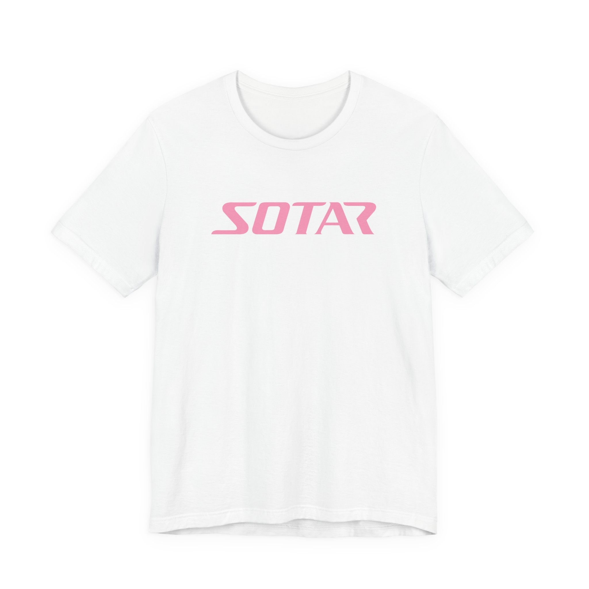 SOTAR Pink LOGO Graphic Tee - Unisex Casual T-Shirt, Everyday Outdoor