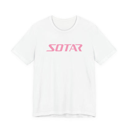 SOTAR Pink LOGO Graphic Tee - Unisex Casual T-Shirt, Everyday Outdoor