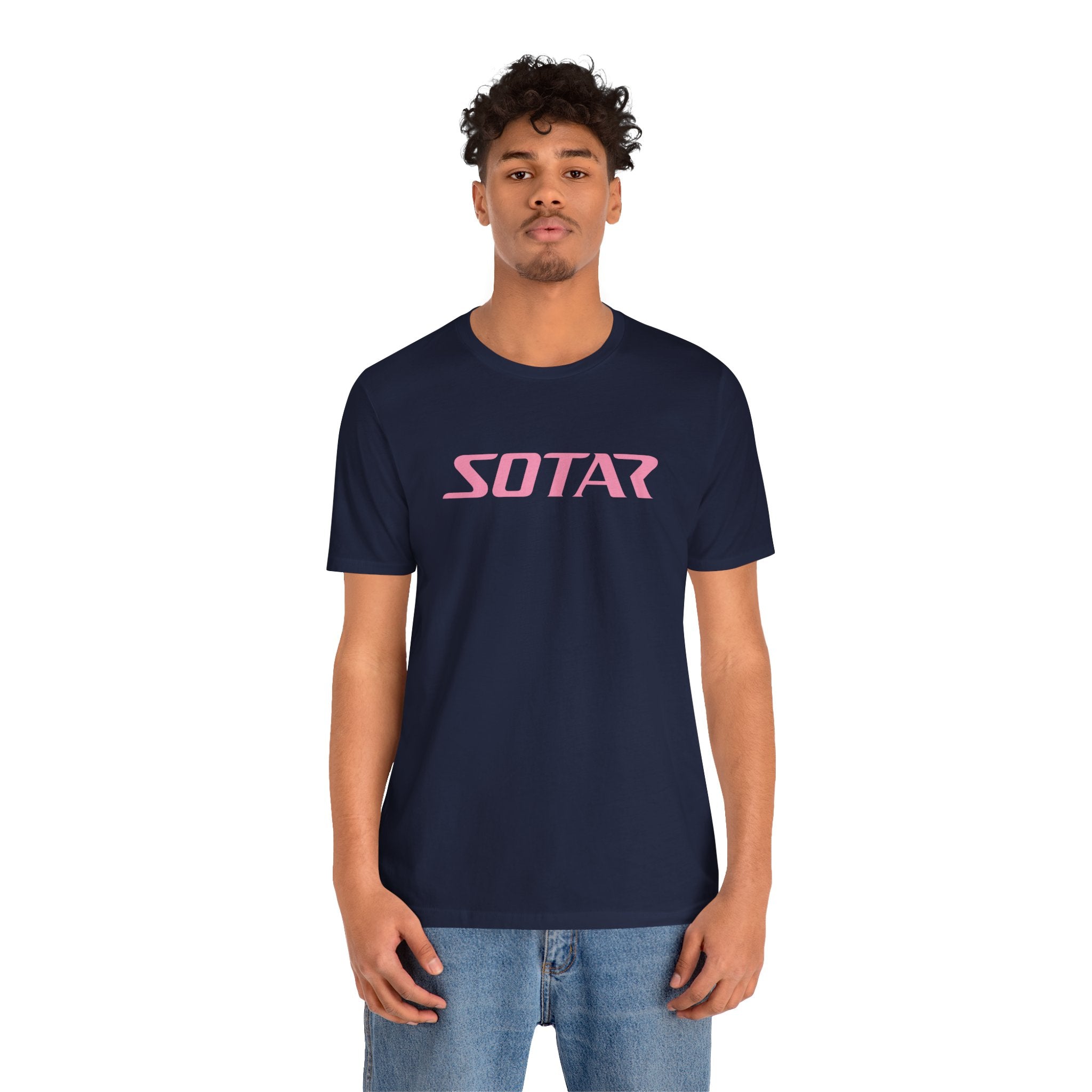 SOTAR Pink LOGO Graphic Tee - Unisex Casual T-Shirt, Everyday Outdoor