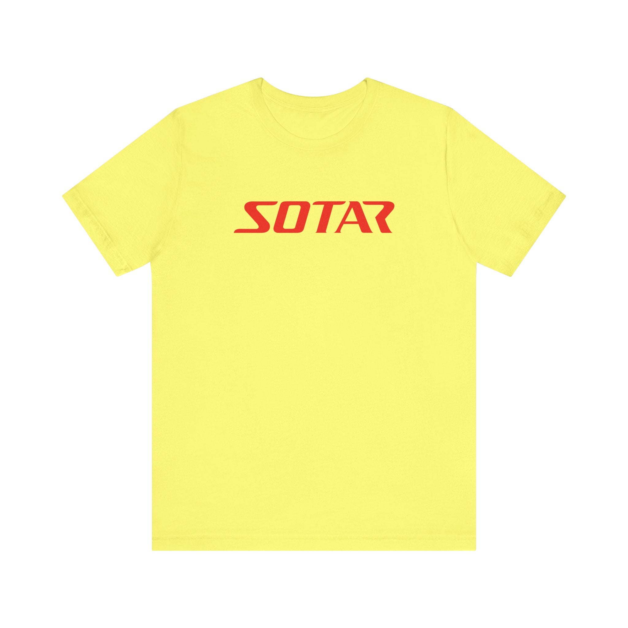 SOTAR Red LOGO Graphic Tee - Unisex Casual T-Shirt, Everyday Outdoor