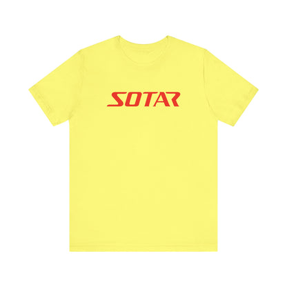SOTAR Red LOGO Graphic Tee - Unisex Casual T-Shirt, Everyday Outdoor