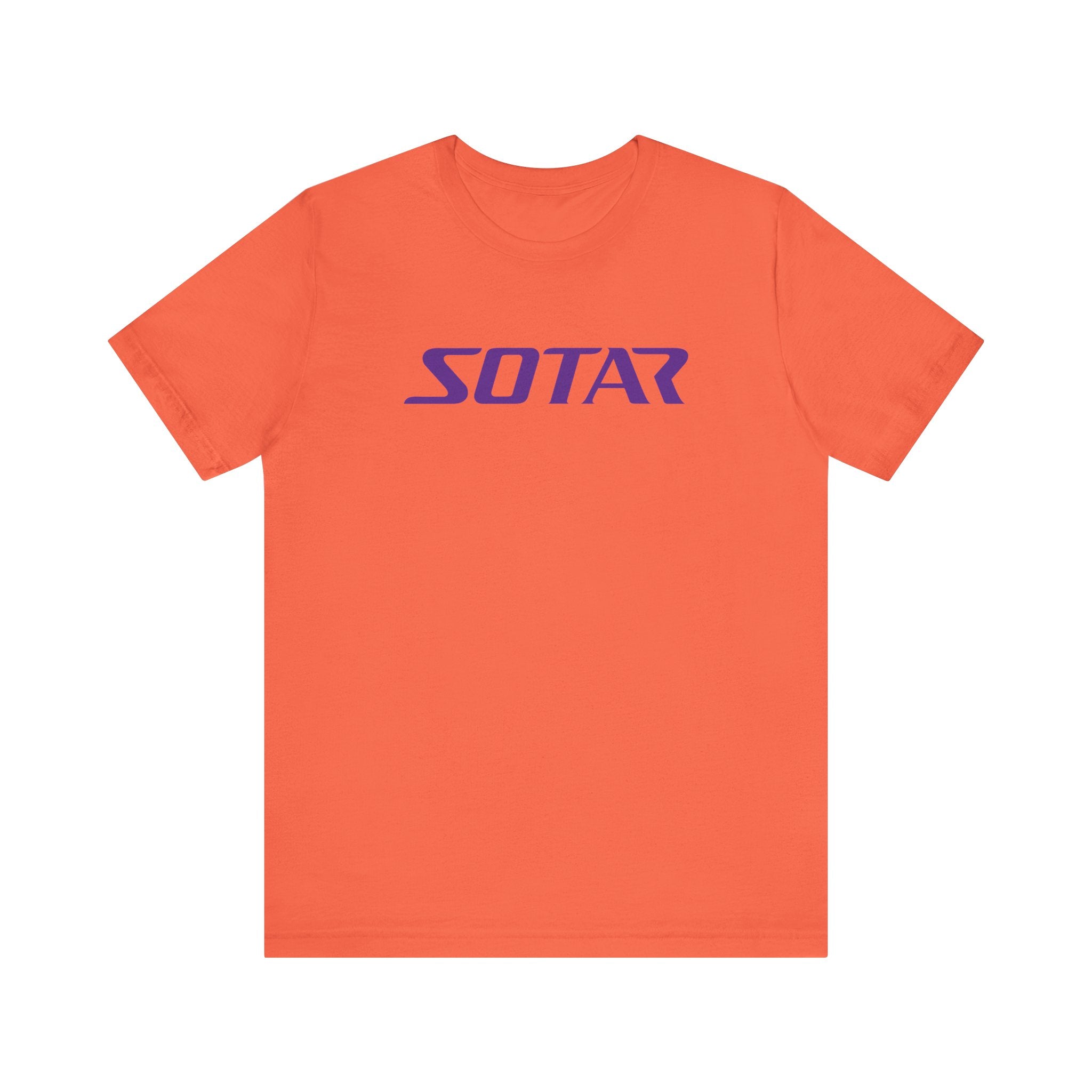 SOTAR Purple LOGO Graphic Tee - Unisex Casual T-Shirt, Everyday Outdoor
